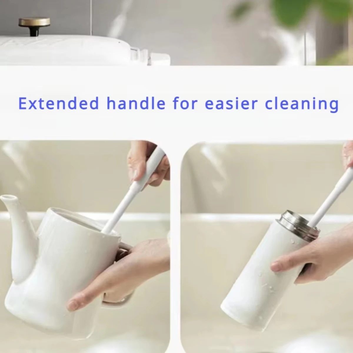 Reusable Bottle - Foldable 360 degree comprehensive cleaning silicone