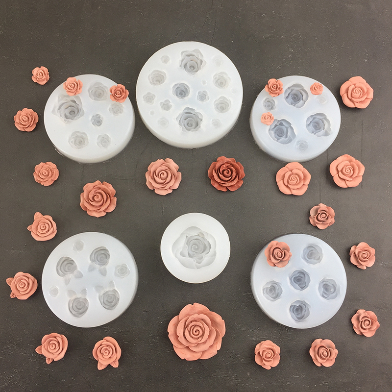 3D Rose Flower Shape Leaf Sili - Eco Soap ulasan dan harga