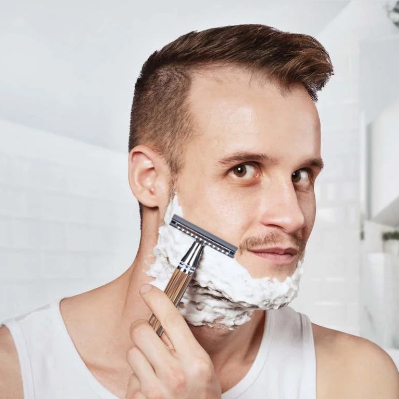 Vintage Shaver Stainless Steel - Safety Razor Handle ulasan dan harga