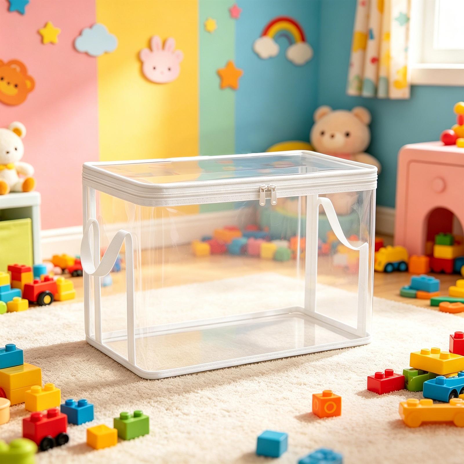 Toy Storage Bag Transparent Or - Reusable Bag ulasan dan harga