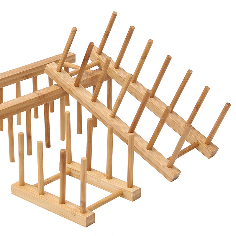 1PC Creative Bamboo Dish Dryin - Bamboo Cutlery ulasan dan harga