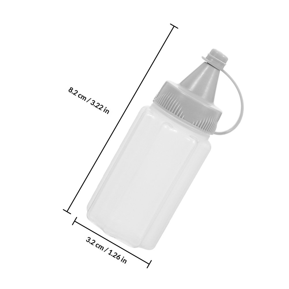 8Pcs 30Ml Squeeze Bottles Food - Reusable Bottle ulasan dan harga