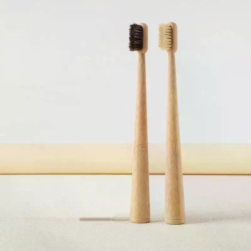 /ACR/1Pc/4Pcs Horse Bristle Ba - Bamboo Toothbrush ulasan dan harga