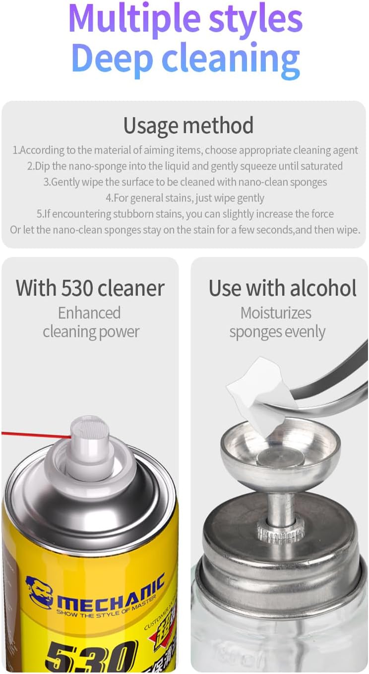 500/800PCS NC800 Nano Cleaning - Eco Sponge ulasan dan harga