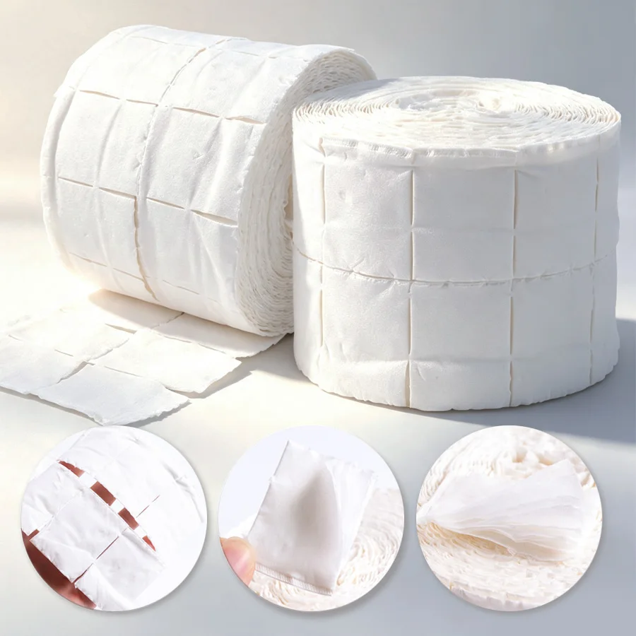 300/500Pcs Roll Lint Free Cott - Eco Sponge ulasan dan harga