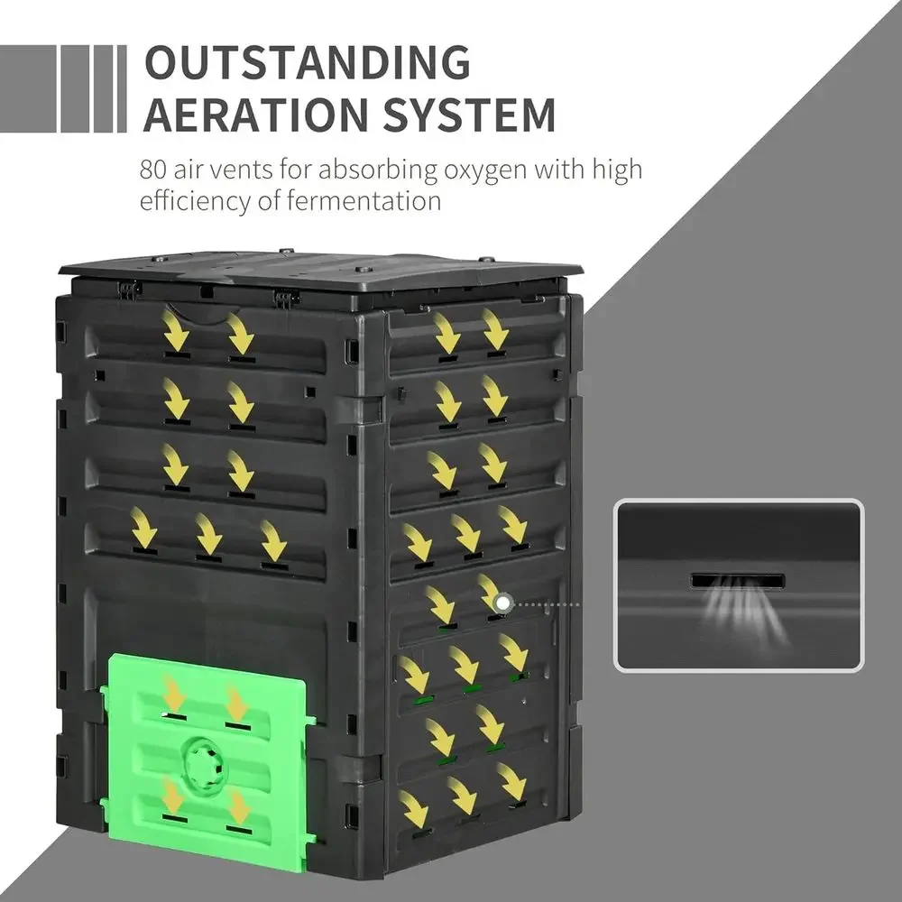 120 Gallon Large Capacity Gard - Compost Bin ulasan dan harga