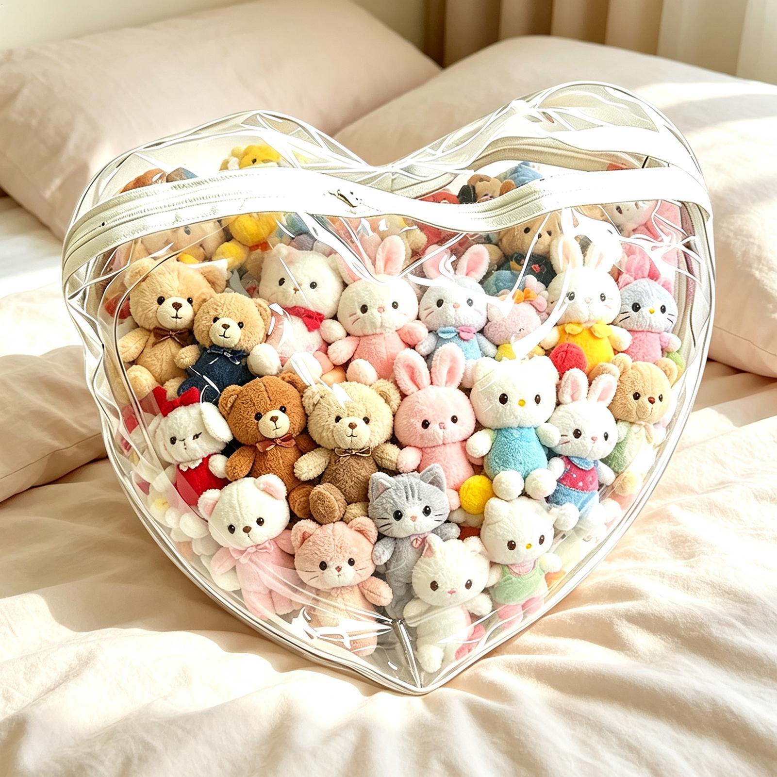 Stuffed Animal Storage Clear D - Reusable Bag ulasan dan harga