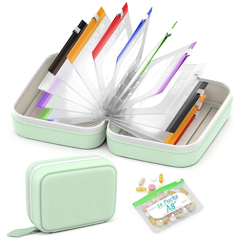 7/14 Pouch Weekly Pill Organiz - Reusable Bag ulasan dan harga