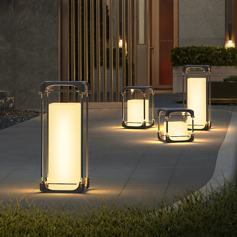 Luminous Floor Lamp Courtyard  - Solar Garden Light ulasan dan harga