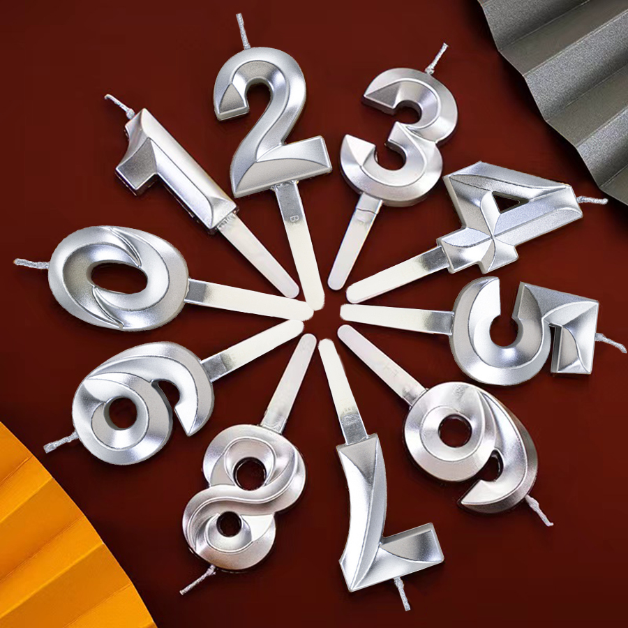 1pcs Digital Candle Number 0-9 - Beeswax Wrap ulasan dan harga