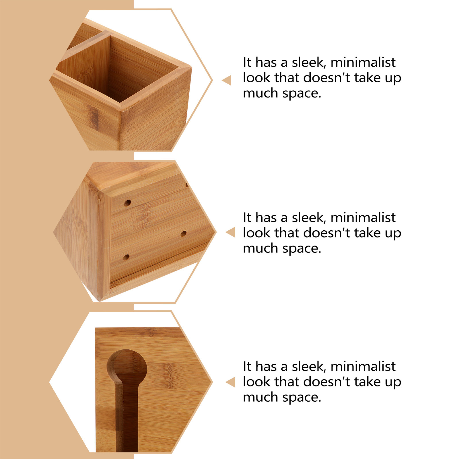 Bamboo Cutlery Holder for Tabl - Bamboo Cutlery ulasan dan harga