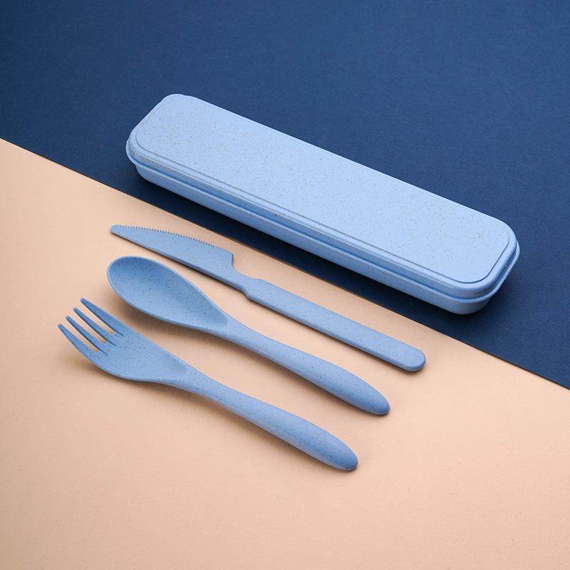 [Wheat Straw Reusable Cutlery  - Reusable Straw ulasan dan harga