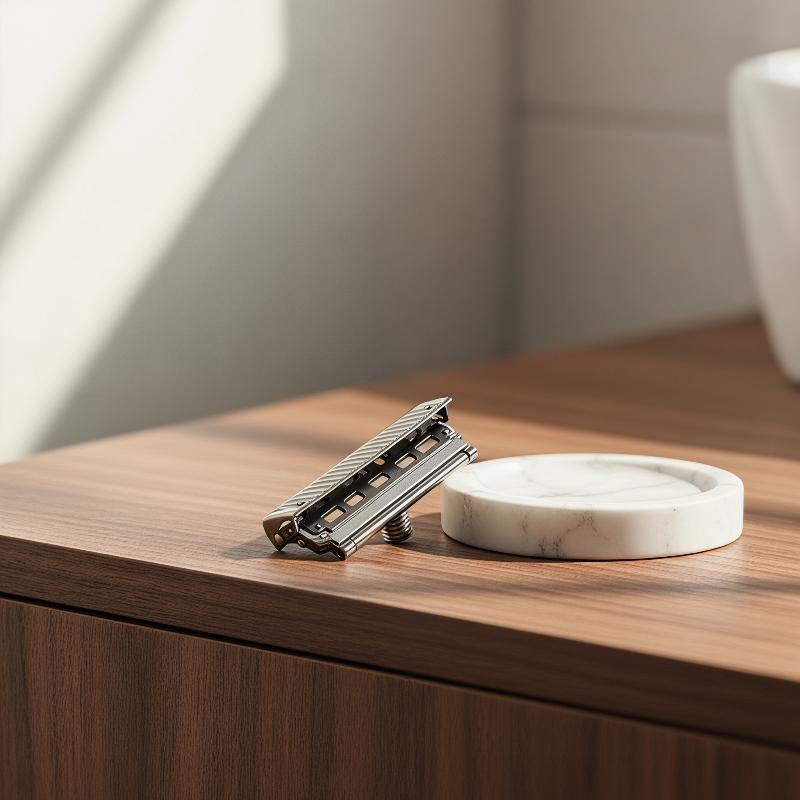 Matte Black Single Blade Manua - Safety Razor Handle ulasan dan harga